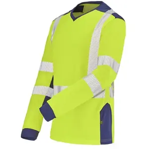 Comparateur de prix : CEPOVETT Tee-shirt manches longues Mixte Jaune fluo Taille 5/2XL