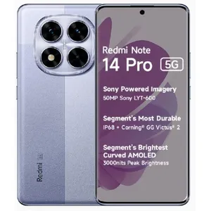 Comparateur de prix : Xiaomi Redmi Note 14 Pro Smartphone 5G 8Go RAM 256Go ROM - Violet