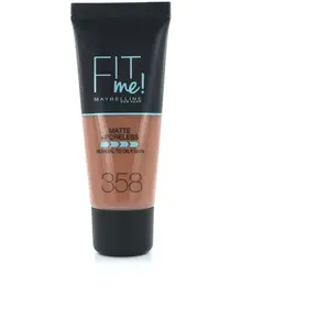 Maybelline Fit Me Fond de Teint 358 Café au Lait 30ml pas cher