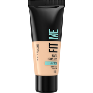 Comparateur de prix : Fond de Teint Fit Me MAYBELLINE NEW YORK - 105 Ivoire Naturel - 30 ml