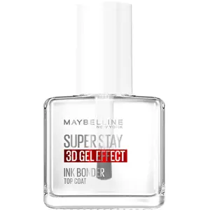 Maybelline - TOP COAT EFFET 3D Top Coat 12 ml Blanc unisex pas cher