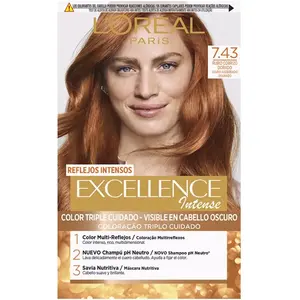 3 BRUJAS L'Oréal Excellence Intense Coloration Cheveux #7,43 60 ml pas cher