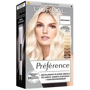 Comparateur de prix : PREFERENCE Préférence Décolorant platine absolu - Platine Absolu - L'Oréal Paris