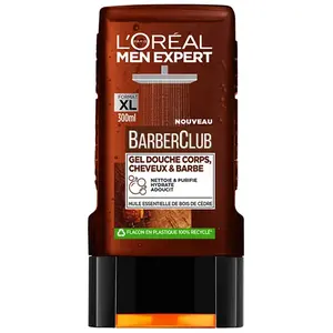 L'Oréal Men Expert BarberClub Gel Douche Corps Cheveux et Barbe 300ml pas cher