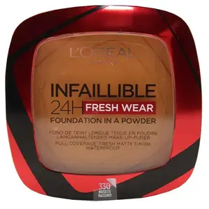 L’Oréal Paris - Infaillible 24h Fresh Wear Poudre 9 g Marron clair unisex pas cher