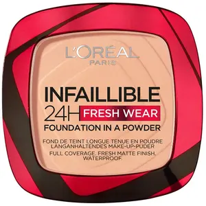 Comparateur de prix : L’Oréal Paris - Infaillible 24h Fresh Wear Poudre 9 g Marron clair unisex