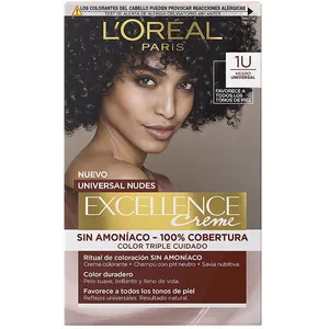 Colorations L'oréal  Coloration Excellence Creme Universal Nudes - 1 Noir