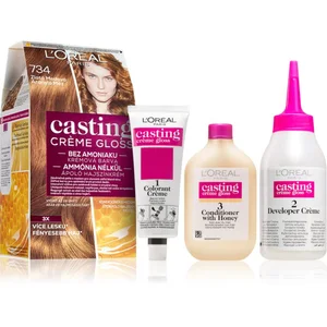 L Oréal Paris Casting Creme Gloss coloration cheveux teinte 734 Golden... pas cher