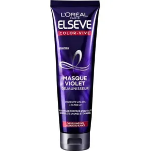 Comparateur de prix : L'Oréal Paris Masque Elsève L'OREAL Color-Vive Violet Démêlant Déjaunisseur - 150 ml