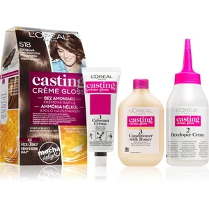 L Oréal Paris Casting Creme Gloss coloration cheveux teinte 518 Hazeln... pas cher