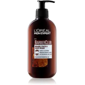 Comparateur de prix : Nettoyant 3-en-1 Barbe + Visage + Cheveux BarberClub L'Oréal Paris Men...