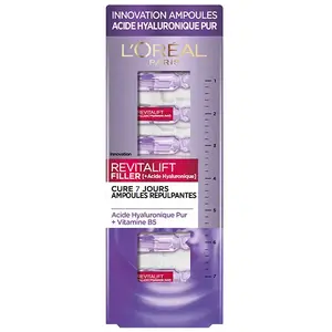 L Oréal Paris - Revitalift Filler - 7 Ampoules Anti-Rides Repulpantes ... pas cher