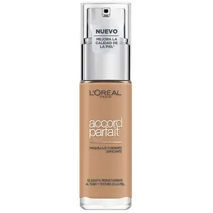 Comparateur de prix : L'Oréal Paris Accord Parfait Fond de Teint Fluide N°7R Ambre Rose 30ml