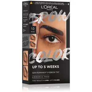 Comparateur de prix : L’Oréal Paris Brow Color teinture sourcils teinte 1.0 Black 1 pcs