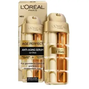 Comparateur de prix : L'Oréal Paris Age Perfect Serum Le Duo Sérum visage 1000 ml