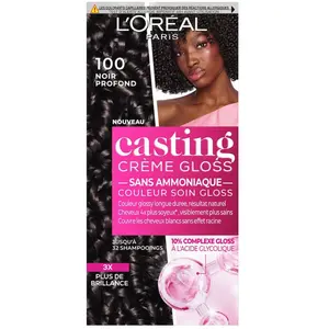 Comparateur de prix : L'Oréal Paris Coloration Gloss 100 Noir Profond