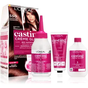 L Oréal Paris Casting Creme Gloss coloration cheveux teinte 550 Mahago... pas cher