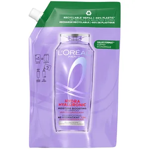 Comparateur de prix : L'Oréal París Elvive Hydra Hyaluronic shampooing recharge hydratation 72h pack éco 500 ml