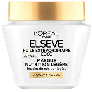 L'Oréal Paris Elseve Masque Nutrition Légère Cheveux Fins Secs 290ml pas cher