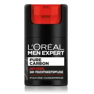 Comparateur de prix : L'Oréal Men Expert Pur Charbon Soin hydratant anti-boutons 24H Crème v...