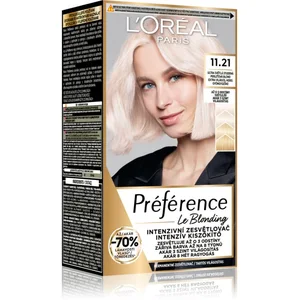 L’Oréal Paris Préférence Le Blonding coloration cheveux pour éclaircir les cheveux teinte 11.21 Ultra-Light Cool Pearl Blonde 1 pcs pas cher