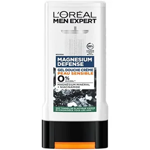 Men Expert Magnesium Defense Gel Douche Crème Peau Sensible 0% - 300 m... pas cher