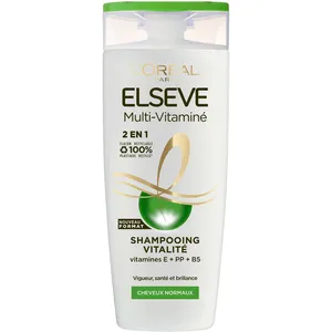 L'Oréal Paris Elseve Multi-Vitaminé Shampooing Cheveux Normaux 350ml pas cher
