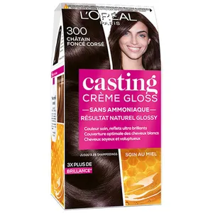 Comparateur de prix : L'OREAL PARIS L'Oréal Casting Crème Gloss Coloration Châtain Foncé Corsé 300