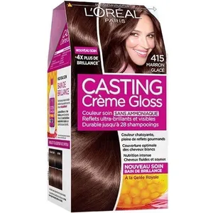 Comparateur de prix : Crème Gloss Casting L'OREAL PARIS Coloration 4.15 Marron glacé