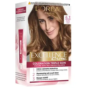L'Oréal Excellence Crème Coloration Blond Foncé Doré 6.30 pas cher