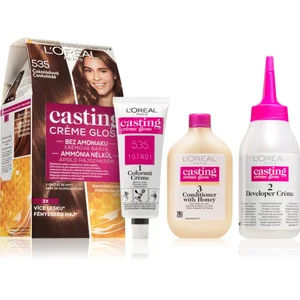 L’Oréal Paris Casting Creme Gloss coloration cheveux teinte 535 Chocolate 1 pcs