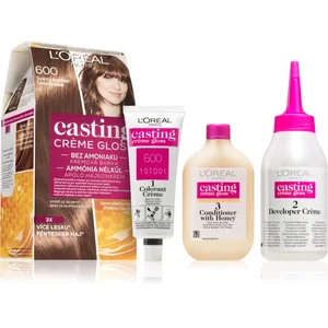 L Oréal Paris Casting Creme Gloss coloration cheveux teinte 600 Light ... pas cher