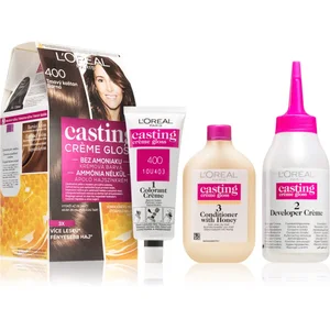 Comparateur de prix : L Oréal Paris Casting Creme Gloss coloration cheveux teinte 400 Dark B...