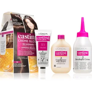 Comparateur de prix : L Oréal Paris Casting Creme Gloss coloration cheveux teinte 323 Dark C...