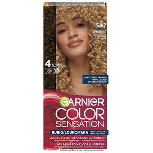 Garnier Coloration blonde lumineuse sans décoloration pour cheveux foncés #Louro Caramel pas cher