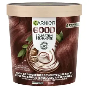 Garnier Good Coloration 6.52 Châtain Acajou Clair Groseille 120 g pas cher