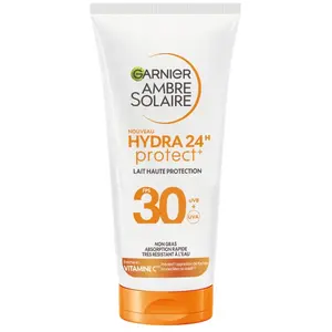 Garnier Ambre Solaire Hydra Protect 24H Lait Protecteur Visage & Corps... pas cher