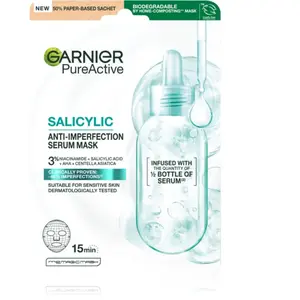 Garnier Pure Active Salicylic masque tissu anti-imperfections de la pe... pas cher