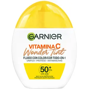 Garnier Vitamina C Wonder Tint fluido con color SPF50+ #medio pas cher