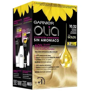 Garnier Olia coloración permanente #10,32-dorado platino pas cher
