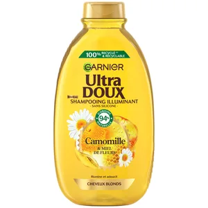Shampooing GARNIER Ultra Doux Camomille Miel 400 ml