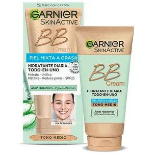 Garnier Skinactive Bb Cream Peau Mixte Grasse Spf25 Medium 50ml pas cher