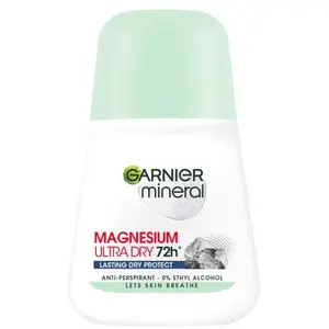 Déodorant à bille ultra-sec Garnier Mineral Magnesium, 50 ml