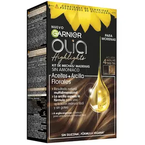 Mèches - GARNIER - OLIA highlights 3 u - Sans ammoniaque - Blond - Crème pas cher