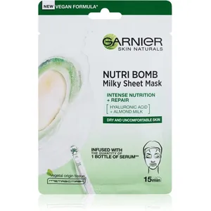 Garnier Skin Naturals Nutri Bomb masque nourrissant en tissu pour peaux sèches 32 gVendu paronebioshop
