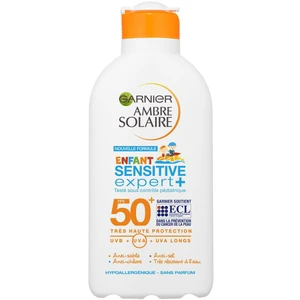 Garnier - Lait Solaire Enfant Sensitive Expert + SPF50+ - TU pas cher