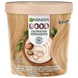 Comparateur de prix : Garnier Good Coloration N°8.0 Blond Miel