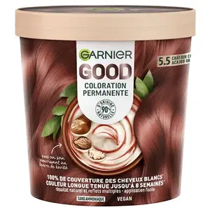Comparateur de prix : Garnier Good Coloration N°5.5 Châtain Clair Acajou Griotte