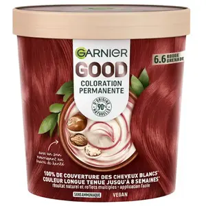 Comparateur de prix : Garnier Good Coloration N°6.6 Rouge Grenade