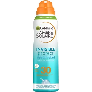 Brume solaire SPF30 - Garnier - Ambre Solaire Invisible Protect - Texture ultra légère - Sans alcool - 200ml pas cher